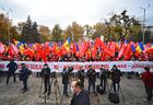 Митинг в поддержку действующего президента Молдавии И. Додона