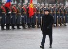 Председатель Российского исторического общества, директор Службы внешней разведки РФ Сергей Нарышкин на церемонии переноса Вечного огня от Могилы Неизвестного Солдата в Белград. Церемония приурочена к завершению Года памяти и славы. 15 декабря лампаду с огнем перевезут в Белград, где зажгут Вечный огонь у мемориала бойцов Второй мировой войны. Место: Россия, Москва. Автор: Максим Блинов. Церемония переноса Вечного огня от Могилы Неизвестного Солдата в Белград
