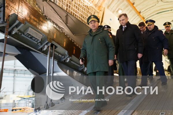 Рабочая поездка министра обороны РФ С. Шойгу в войска ЦВО