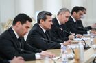 Встреча глав МИД РФ и Туркменистана С. Лаврова и Р. Мередова 