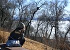 Девушка смотрит на реку Амур в Хабаровске. Место: Россия, Хабаровск. Автор: Виталий Аньков/РИА Новости. Города России. Хабаровск