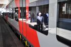Отправление скоростного поезда "Ласточка" из Минска в Москву