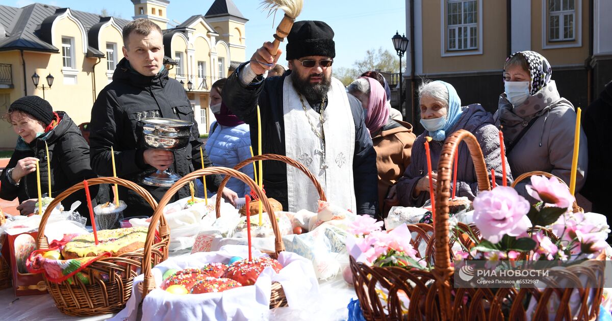 Освящение пасхальных куличей