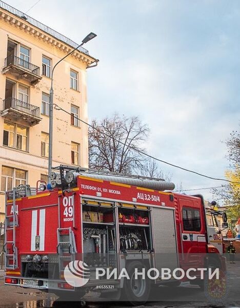 Пожар произошел в гостинице на юго-востоке Москвы