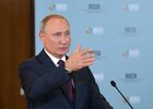 14 ноября 2019. Президент РФ Владимир Путин на пресс-конференции по итогам саммита БРИКС в Бразилии. Место: Бразилия, Бразилиа. Автор: Алексей Дружинин. Президент РФ В. Путин на саммите БРИКС в Бразилии