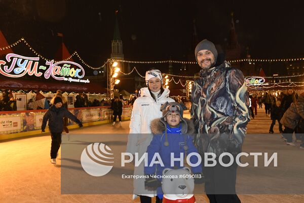Открытие ГУМ-Катка на Красной площади