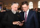 15 января 2020. Депутат Государственной Думы РФ Адам Делимханов (слева) и министр энергетики РФ Александр Новак перед началом ежегодного послания президента РФ Владимира Путина Федеральному Собранию.
Место: Россия, Москва. Автор: Илья Питалев/РИА Новости. Ежегодное послание президента РФ В. Путина Федеральному Собранию