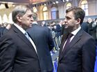 15 января 2020. Помощник президента РФ Юрий Ушаков (слева) и губернатор Ивановской области Станислав Воскресенский перед началом ежегодного послания президента РФ Владимира Путина Федеральному Собранию. Место: Россия, Москва. Автор: Алексей Никольский/РИА Новости. Ежегодное послание президента РФ В. Путина Федеральному Собранию