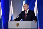 15 января 2020. Президент РФ Владимир Путин выступает с ежегодным посланием Федеральному Собранию. Место: Россия, Москва. Автор: Алексей Никольский/РИА Новости. Ежегодное послание президента РФ В. Путина Федеральному Собранию