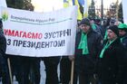 Акции на Украине против земельной реформы