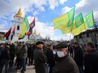 Марш националистов в День добровольца в Киеве