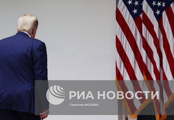 Брифинг президента США Д. Трампа
