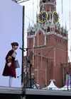 Актриса, телеведущая, декламатор Николь Плиева выступает на ежегодном российском книжном фестивале на Красной площади. Книжный фестиваль "Красная площадь 2020" приурочен к Дню русского языка и дню рождения Александра Сергеевича Пушкина. Место: Россия, Москва. Автор: Владимир Трефилов/РИА Новости. Книжный фестиваль "Красная площадь". День первый
