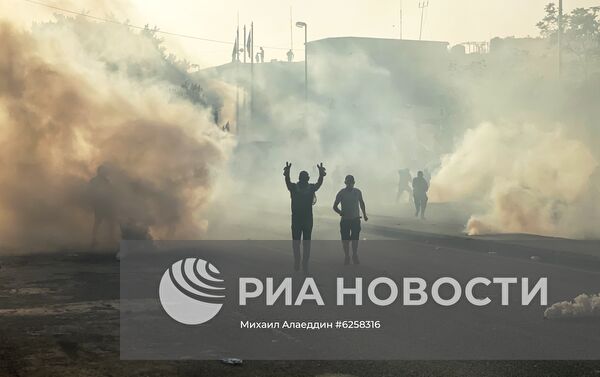Акция протеста в Бейруте