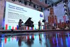 Музыканты объединения "Саунд-арт и саунд-дизайн" во время концерта-медитации "Пушкин. Музыка. Пейзаж." на ежегодном российском книжном фестивале на Красной площади. Книжный фестиваль "Красная площадь 2020" приурочен к Дню русского языка и дню рождения Александра Сергеевича Пушкина. Место: Россия, Москва. Автор: Владимир Трефилов/РИА Новости. Книжный фестиваль "Красная площадь". День первый