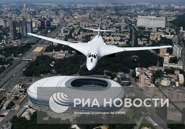 Генеральная репетиция парада Победы в Москве