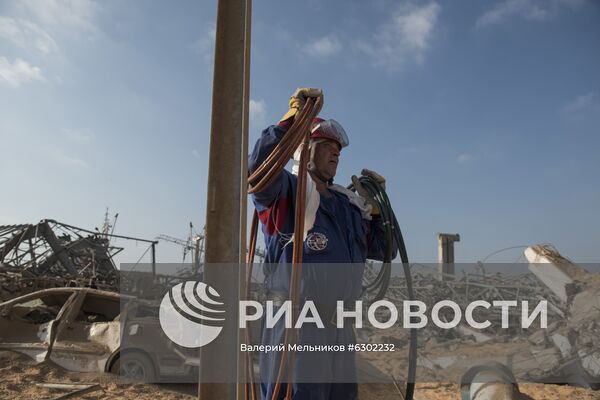 Последствия взрыва в Ливане
