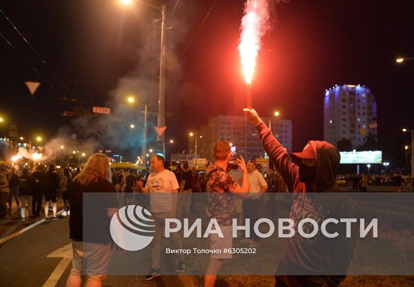 Протесты в Минске