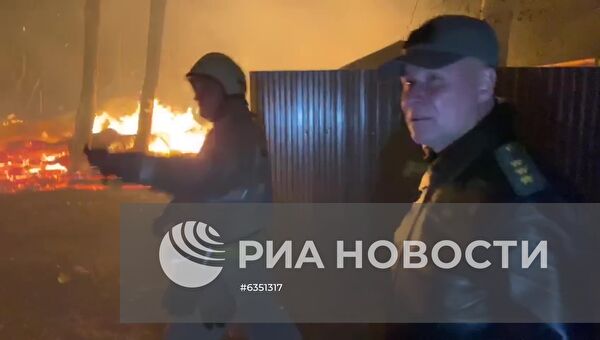 Взрывы на бывших военных складах в Рязанской области