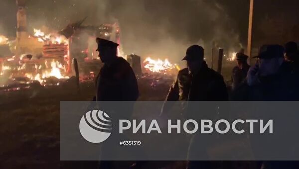 Взрывы на бывших военных складах в Рязанской области