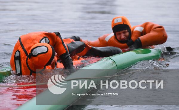 Подготовка водных спасателей к зиме
