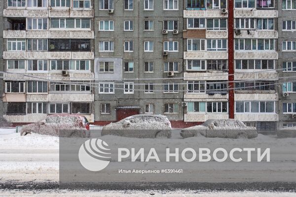 Последствия снежного циклона в Приморье