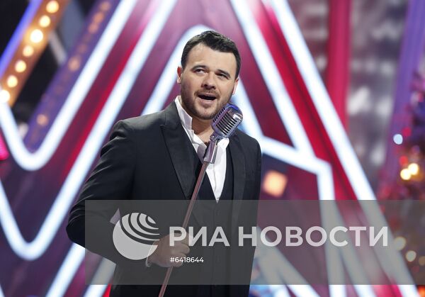 Съемки программы "Новогодний голубой огонек" на телеканале "Россия 1"