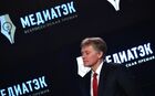 Заместитель руководителя администрации президента, пресс-секретарь президента РФ Дмитрий Песков на церемонии награждения победителей VI Всероссийского конкурса "МедиаТЭК" в Международном мультимедийном пресс-центре МИА "Россия сегодня" в Москве. Место: Россия, Москва. Автор: Нина Зотина/РИА Новости. Награждение победителей VI Всероссийского конкурса "МедиаТЭК"