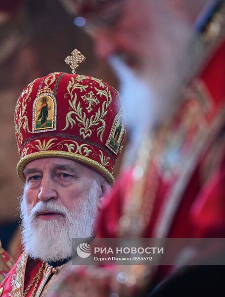 Патриаршее служение в кафедральном соборном Храме Христа Спасителя
