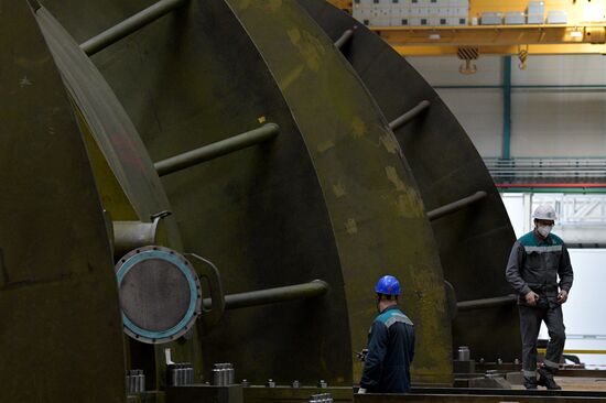 Презентация головного образца первой российской тихоходной турбины для АЭС