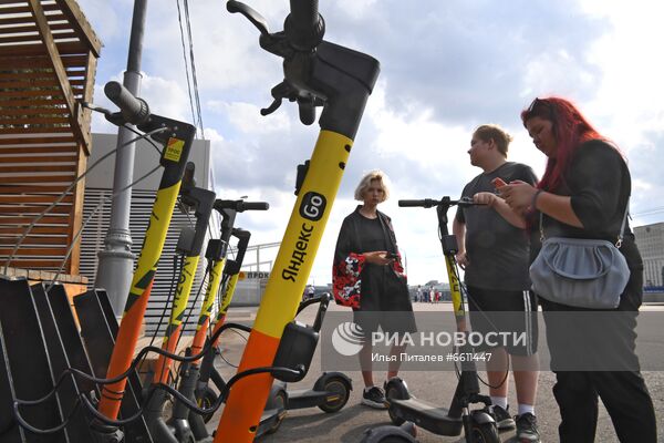 Яндекс Go запустил сервис электросамокатов в Москве