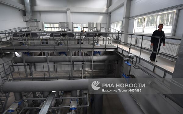 Новые очистные сооружения АО "Мосводоканал"