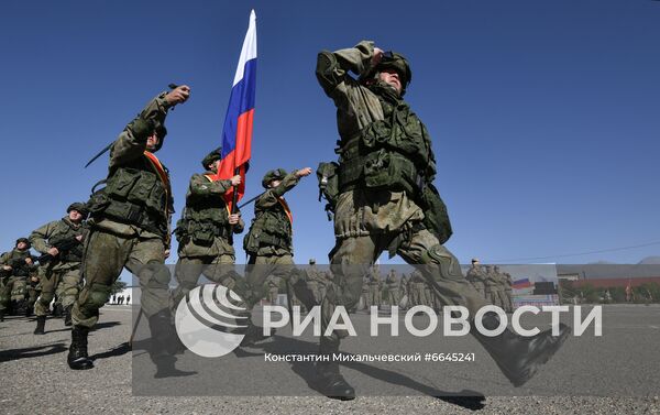 Военные учения ОДКБ "Рубеж-2021" в Киргизии