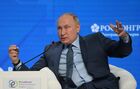 13 октября 2021. Президент РФ Владимир Путин на пленарном заседании международного форума "Российская энергетическая неделя" в ЦВЗ "Манеж". Место: Россия, Москва. Автор: Сергей Гунеев. Президент РФ В. Путин принял участие в пленарном заседании форума "Российская энергетическая неделя"