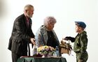 Торжественное поздравление ветерана Великой Отечественной войны со 100-летним юбилеем 