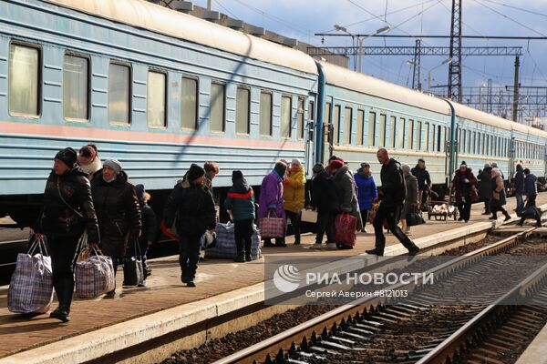 Эвакуация граждан из ДНР и ЛНР