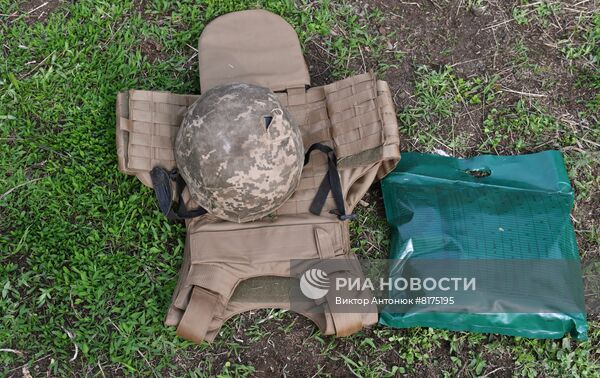 Обнаружение схрона с оружием в Харьковской области
