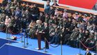 Президент РФ В. Путин на военном параде в честь 77-й годовщины Победы в ВОВ