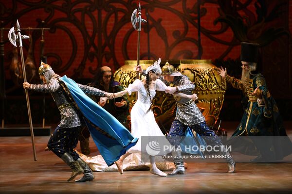 Генеральная репетиция балета "Конек-Горбунок" в Новосибирском театре оперы и балета