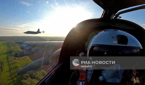 Летчики штурмовой авиации нанесли удары по позициям ВСУ