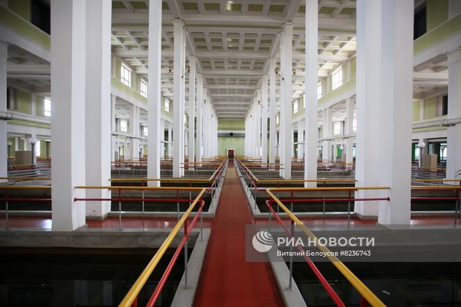 Цех отчистки воды на Восточной станции водоподготовки в Москве. Место: Россия, Москва. Автор: Виталий Белоусов/РИА Новости. Восточная станция водоподготовки