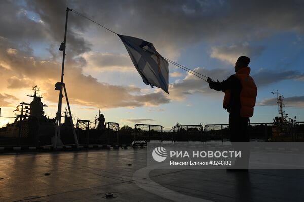 Празднование Дня ВМФ в Санкт-Петербурге