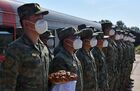 Военнослужащие НОАК КНРП, прибывшие на конкурс "Танковый биатлон" в подмосковное Алабино. "Танковый биатлон" пройдет с 13 по 27 августа 2022 года на подмосковном военном полигоне Алабино, свое участие в конкурсе официально подтвердили команды из 22 стран Европы, Азии, Африки и Латинской Америки. Место: Россия, Московская область, Алабино. Автор: Константин Морозов/РИА Новости. Прибытие китайской военной техники на конкурс "Танковый биатлон" в подмосковное Алабино