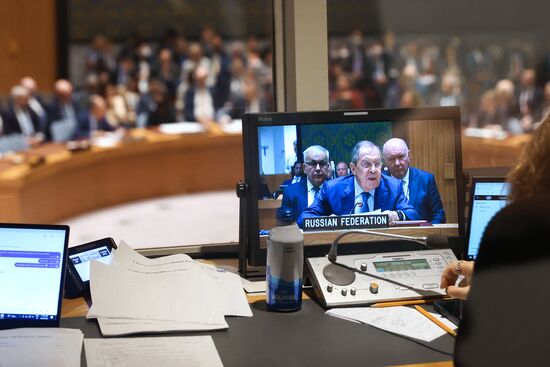Выступление С. Лаврова на заседании Совета Безопасности ООН