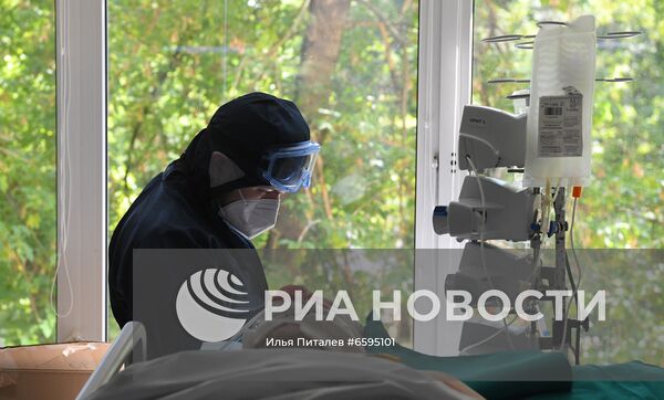 Лечение больных с COVID-19 в ГКБ №52