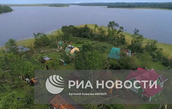 Последствия урагана в Тверской области