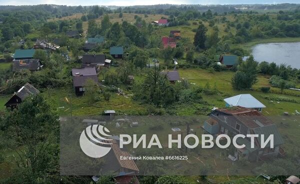Последствия урагана в Тверской области
