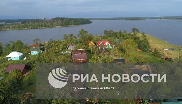 Последствия урагана в Тверской области
