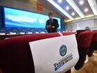 Перед началом жеребьевки по распределению бесплатных печатных площадей между политическими партиями для участия в предвыборной агитации на выборах депутатов Государственной Думы РФ. Выборы депутатов Государственной думы РФ VIII созыва пройдут в России с 17 по 19 сентября с завершением в единый день голосования 19 сентября 2021 года. Место: Россия, Москва. Автор: Алексей Куденко/РИА Новости. Жеребьевка по распределению бесплатных печатных площадей для предвыборной агитации
