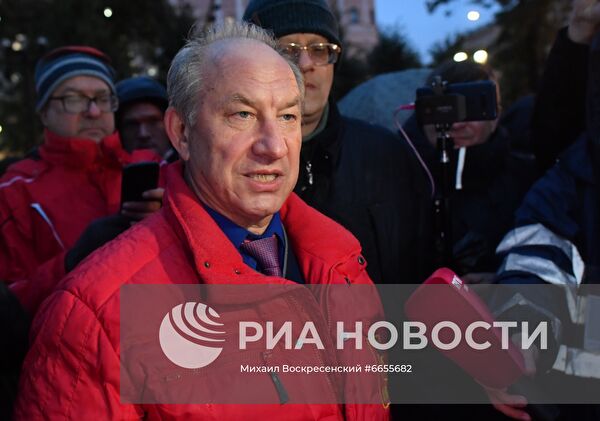 Акция протеста КПРФ в Москве по итогам выборов
